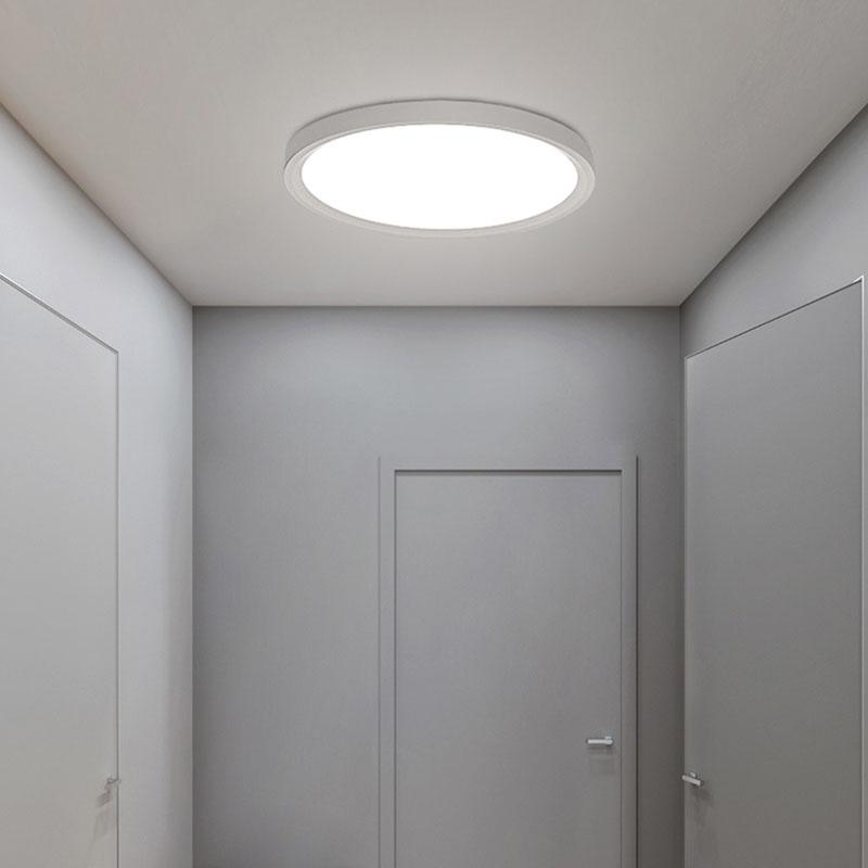 Black/White Nordic Industrial LED Flush Mount Ceiling Light