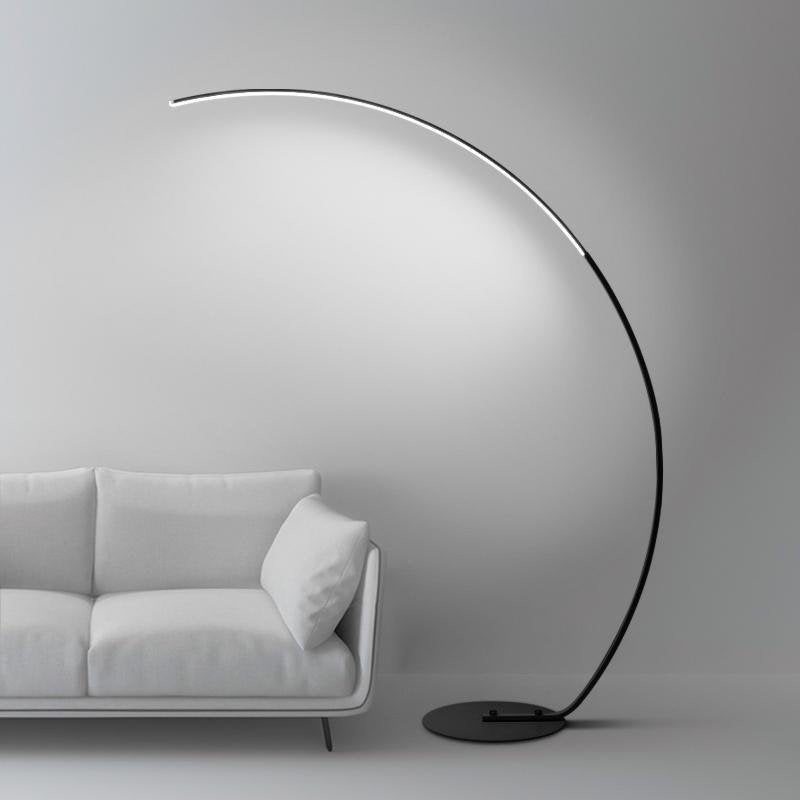 Modern LED Arc Floor Lamp with Remote Control
