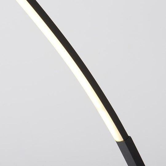 Modern LED Arc Floor Lamp with Remote Control