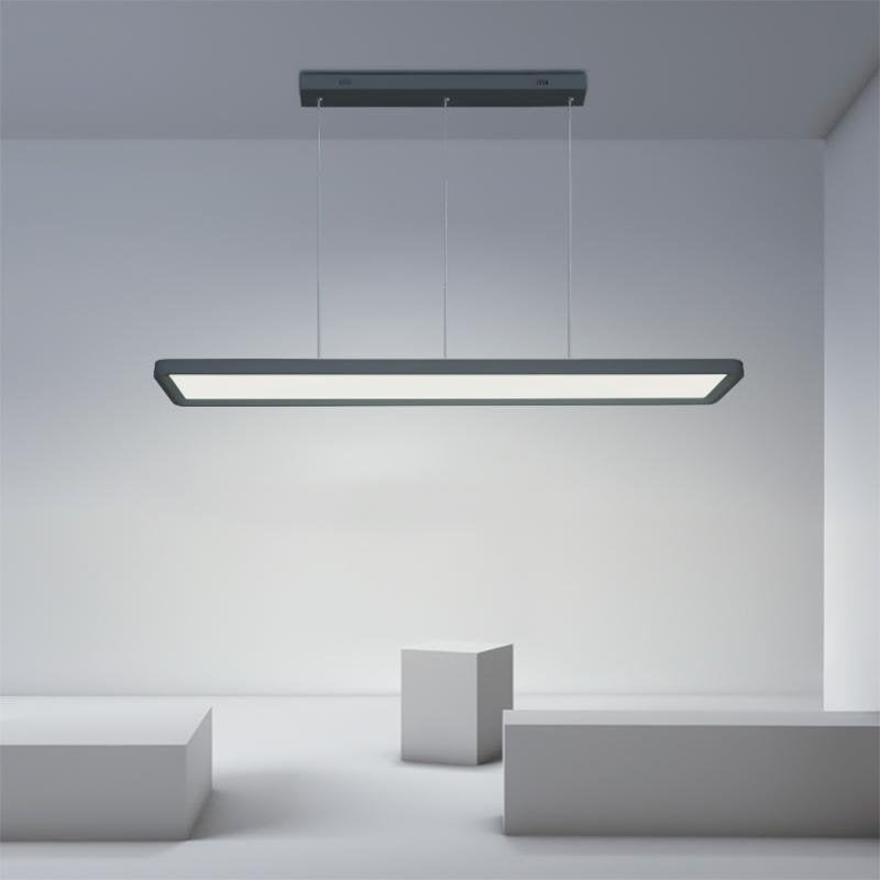 Black Rectangular Modern Farmhouse Chandelier