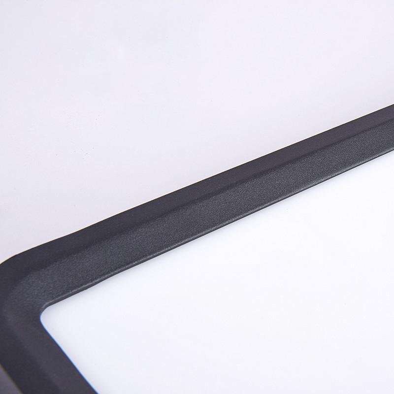 Black Rectangular Modern Farmhouse Chandelier