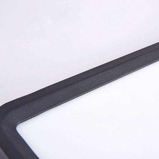 Black Rectangular Modern Farmhouse Chandelier