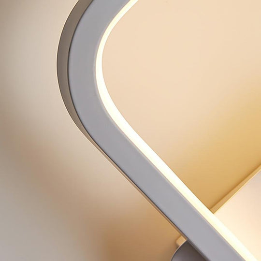 Square Soft Warm Modern Nordic LED Wall Sconce