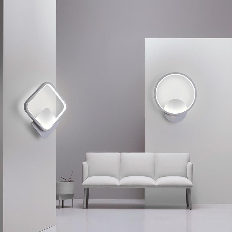 Square Soft Warm Modern Nordic LED Wall Sconce