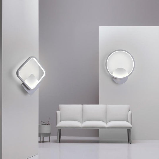 Square Soft Warm Modern Nordic LED Wall Sconce
