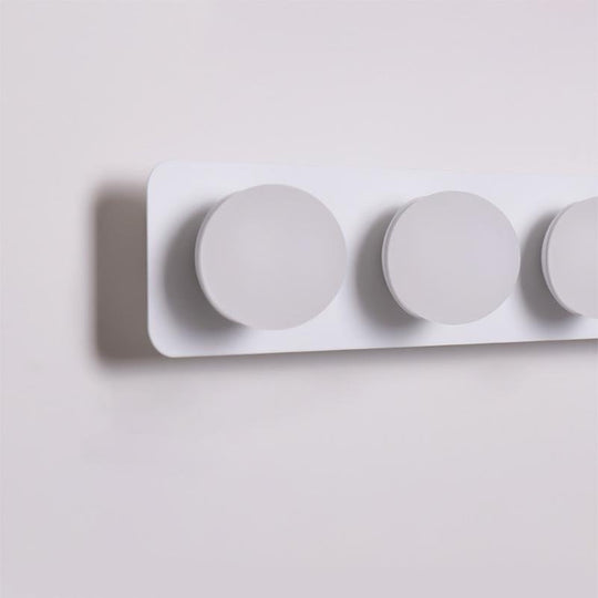 Soft Warm White LED Wall Sconce with 4 or 6 Adjustable Spherical Bulbs