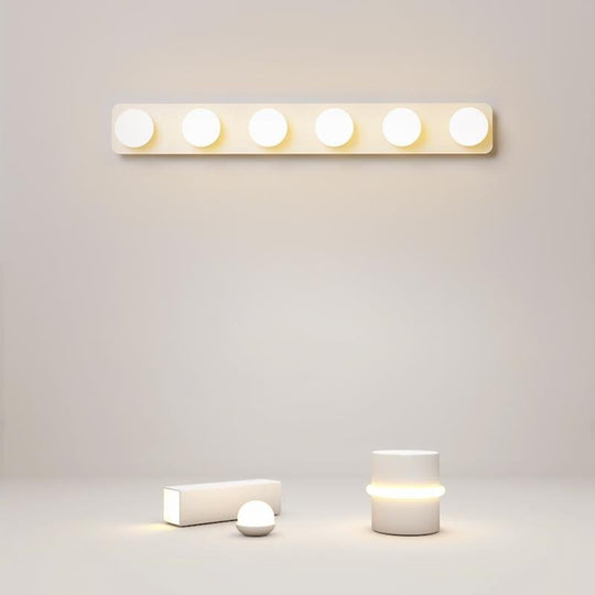 Soft Warm White LED Wall Sconce with 4 or 6 Adjustable Spherical Bulbs