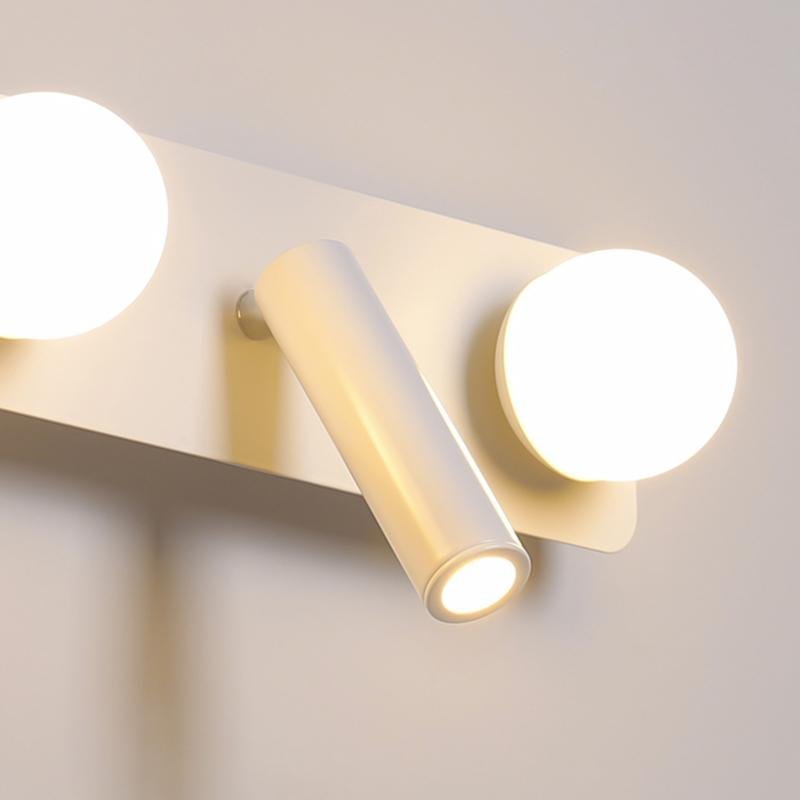 LED Wall Sconce with 5 Adjustable Spherical Spotlights