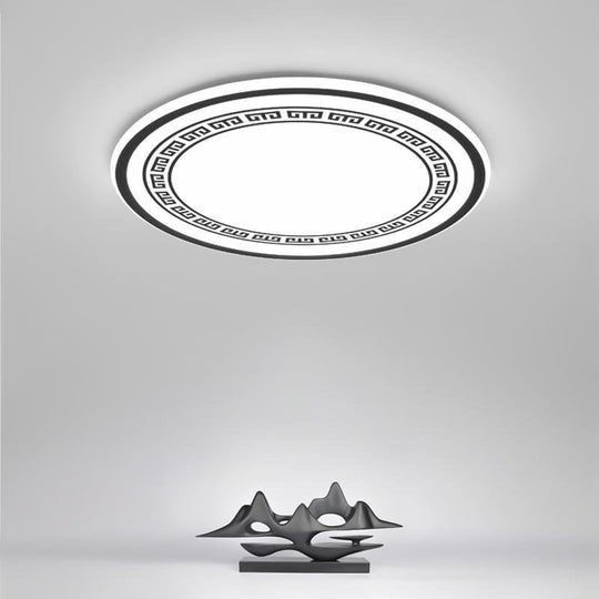Eastern Round LED Integrated Flush Mount Ceiling Light