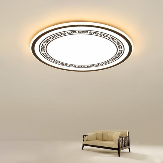 Eastern Round LED Integrated Flush Mount Ceiling Light