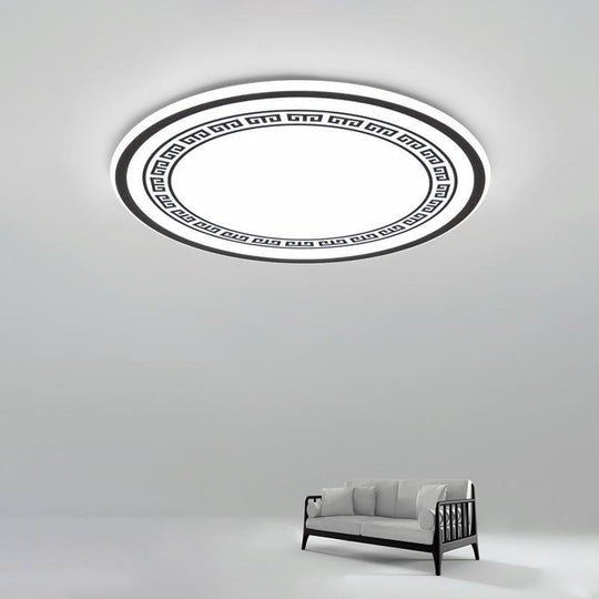 Eastern Round LED Integrated Flush Mount Ceiling Light