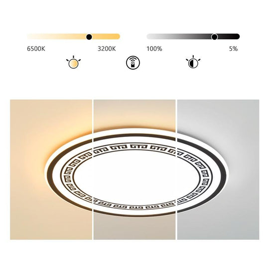 Eastern Round LED Integrated Flush Mount Ceiling Light