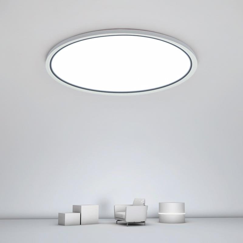 Soft White Round Dimmable Flush Mount Light
