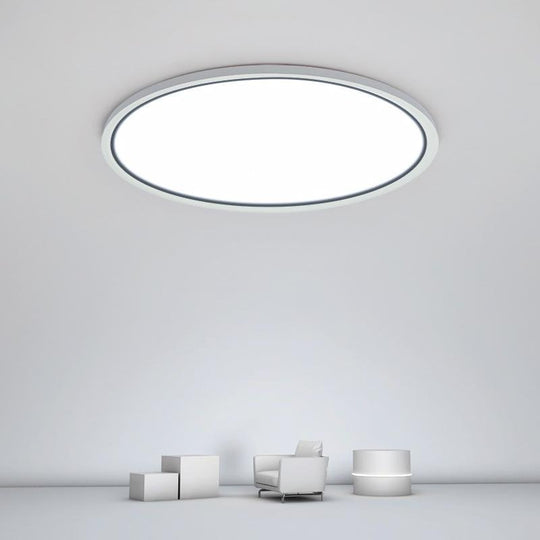 Soft White Round Dimmable Flush Mount Light