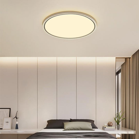 Soft White Round Dimmable Flush Mount Light