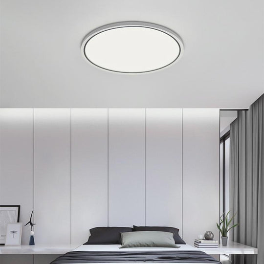 Soft White Round Dimmable Flush Mount Light