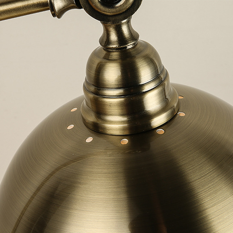 20'' Antique Metallic LED Desk Lamp with Adjustable Gooseneck