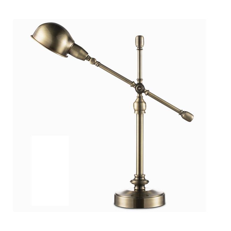 Vintage Metallic Dome Desk Lamp with Flexible Arm