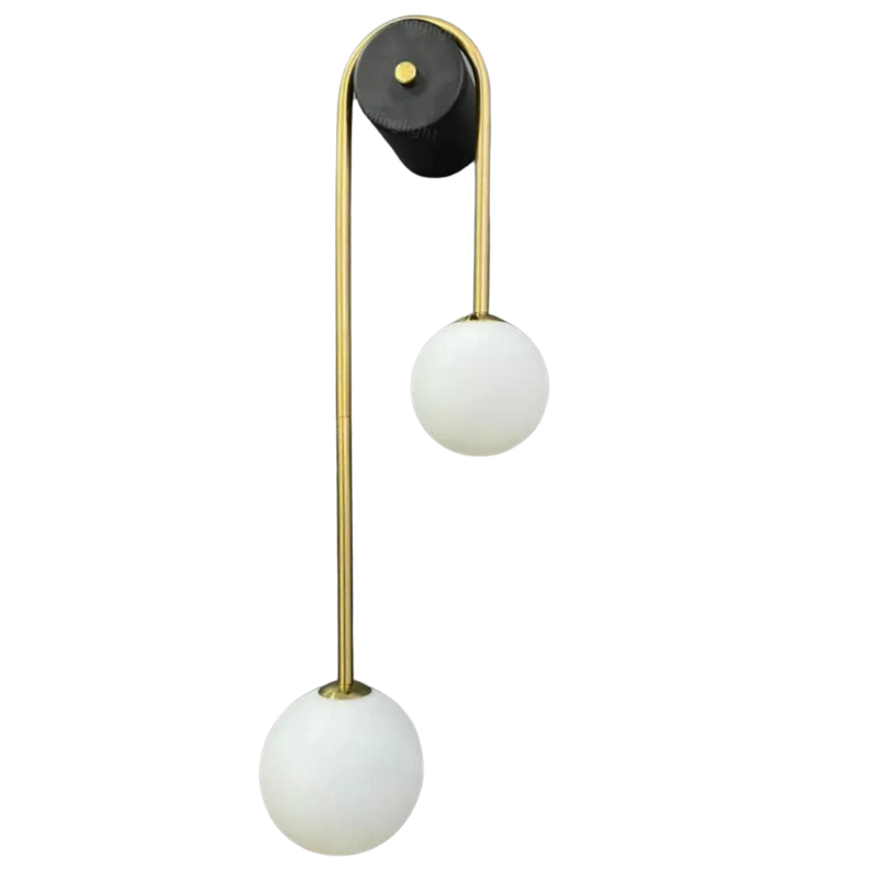 Clara Creative Glass Ball LED Wall Lamp - Modern Elegance