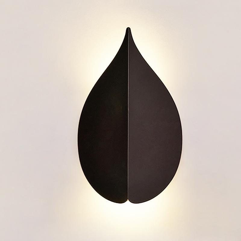 Modern Leaf Shaped LED Wall Sconce