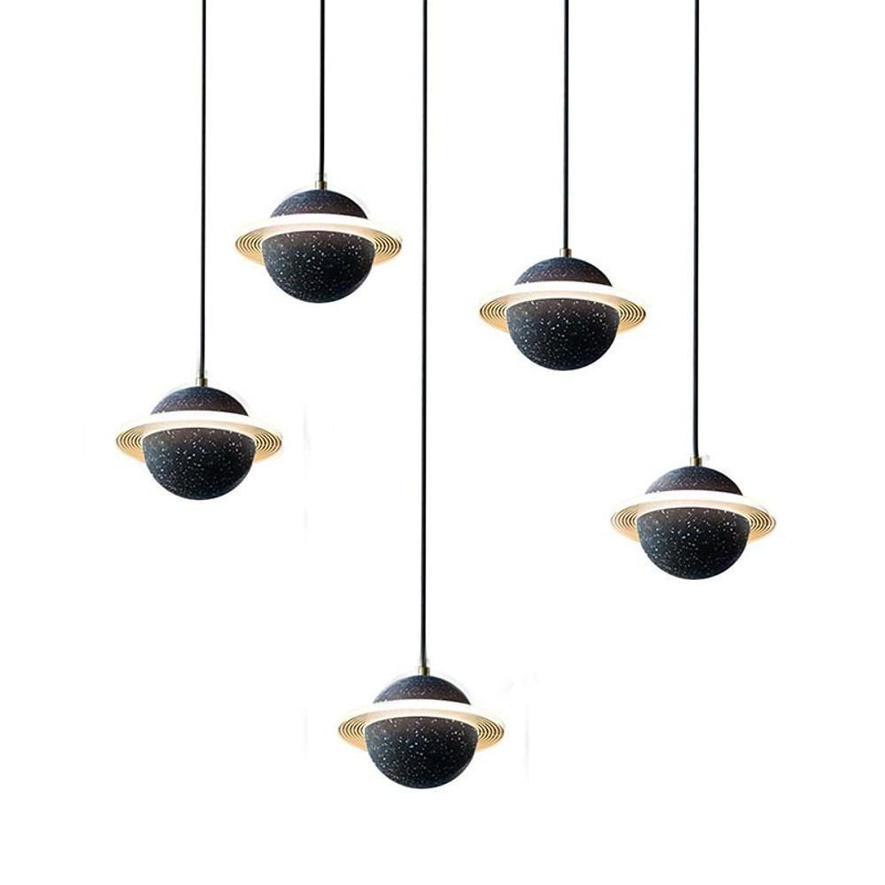Saturn Acrylic LED Modern Pendant Ceiling Light
