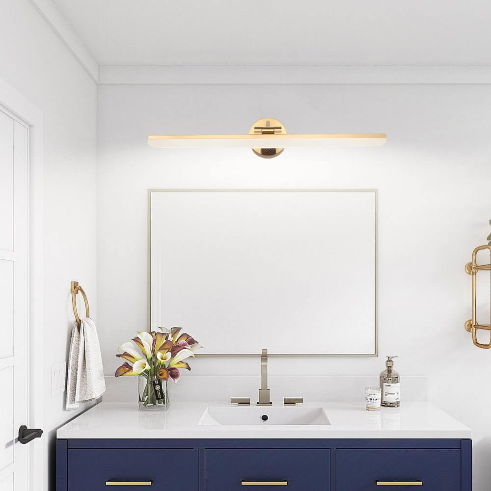 Adjustable LED Bathroom Vanity Mirror Light with Rotatable Bar