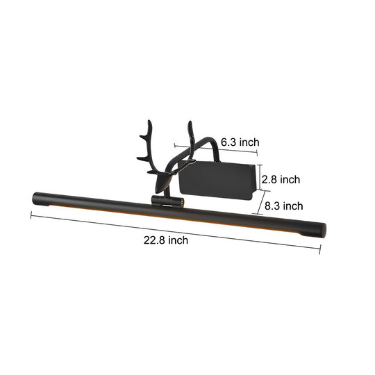 Antler-Inspired 210° Adjustable LED Bathroom Vanity Light