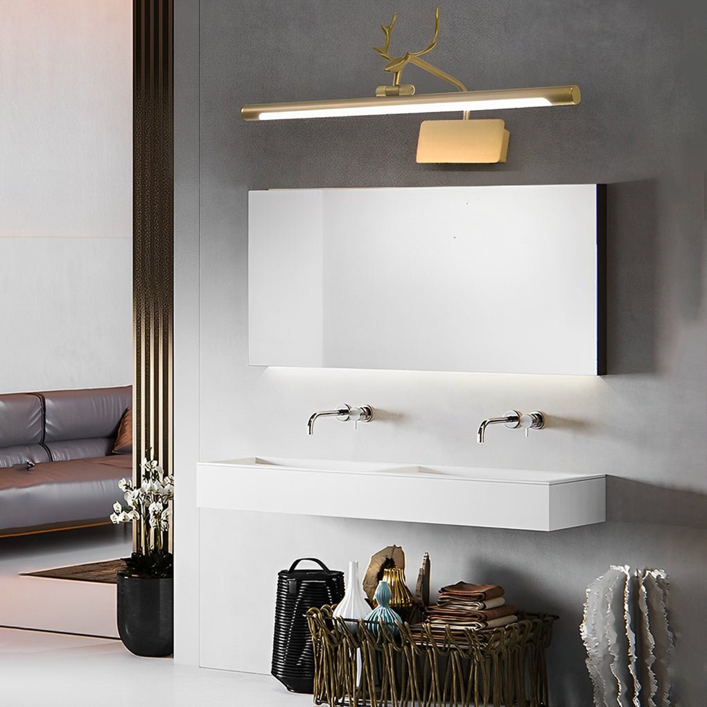 Antler-Inspired 210° Adjustable LED Bathroom Vanity Light