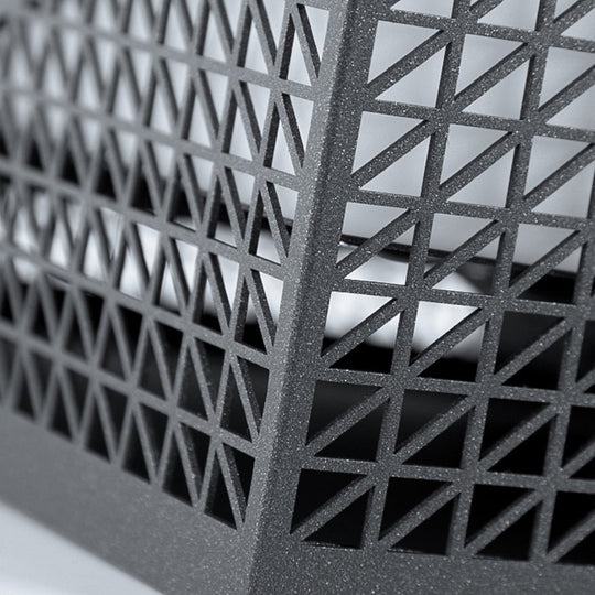 Industrial Solar LED Garden Light with Mesh Design