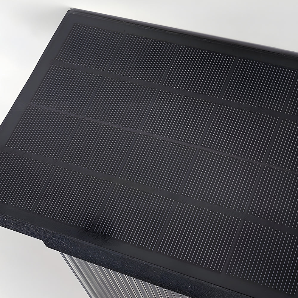 Black Rectangular Acrylic LED Outdoor Wall Light