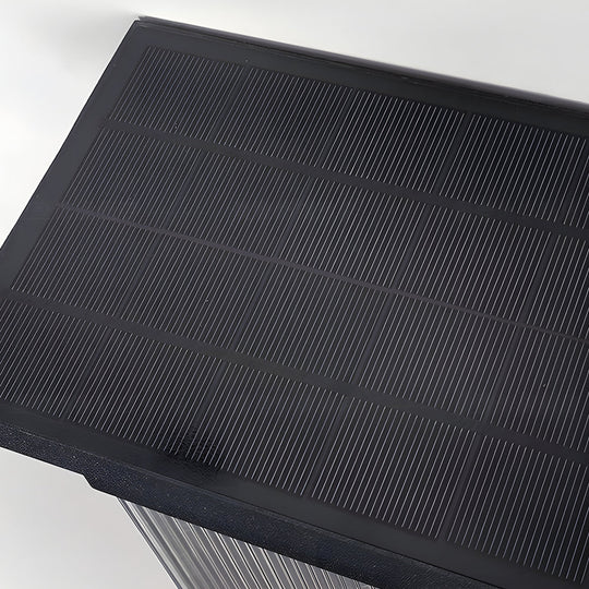 Black Rectangular Acrylic LED Outdoor Wall Light