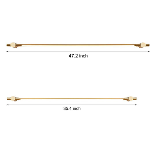 Brass Linear LED Bathroom Vanity Light – 35.4’’ & 47.2’’