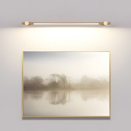 Brass Linear LED Bathroom Vanity Light – 35.4’’ & 47.2’’