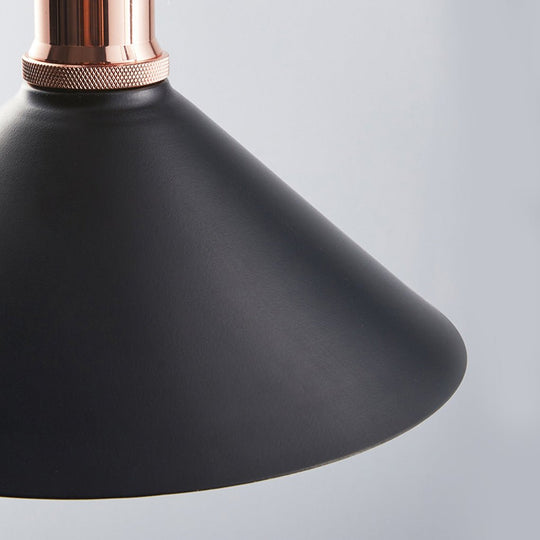 Classic Conical Solar LED Pendant Light Outdoor & Indoor Hanging Lamp