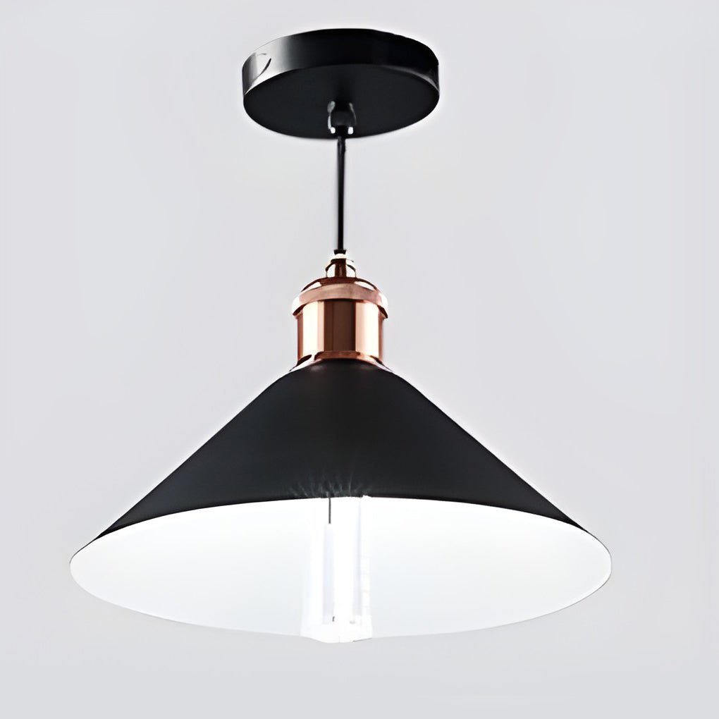 Classic Conical Solar LED Pendant Light Outdoor & Indoor Hanging Lamp