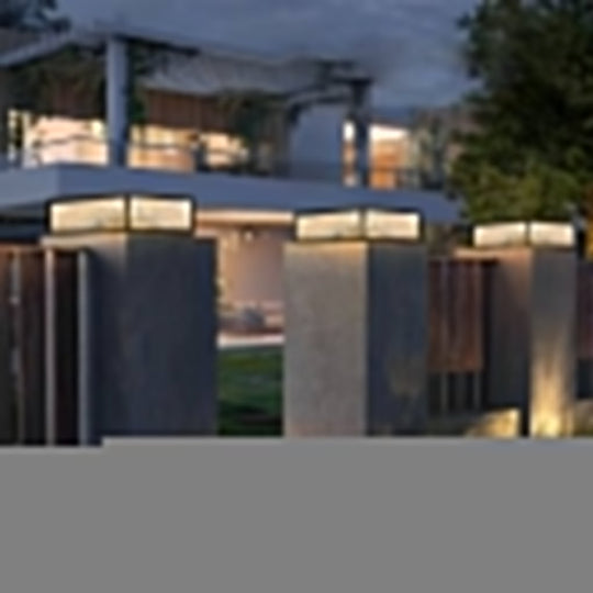 Modern LED Waterproof Outdoor Post Lights Solar Fence Pillar Light Deck Post Lights