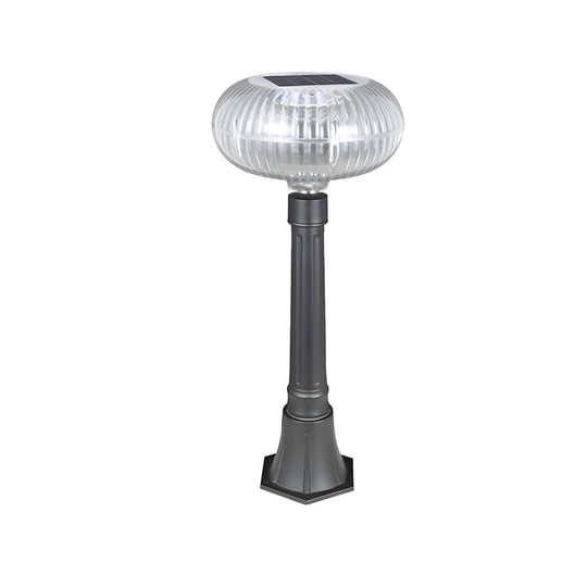 Contemporary Solar LED Lawn Light with Acrylic Shade