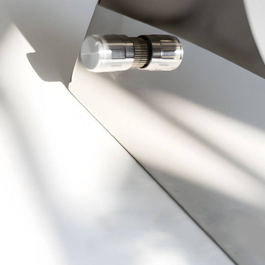 Cream White Glass Ball LED Wall Light with Dimmable Feature