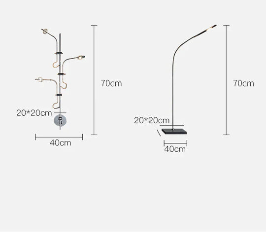 Creative Background Wall Sunset Atmosphere Lamp Floor Lamp