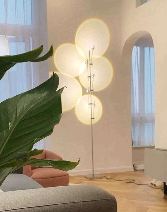 Creative Background Wall Sunset Atmosphere Lamp Floor Lamp