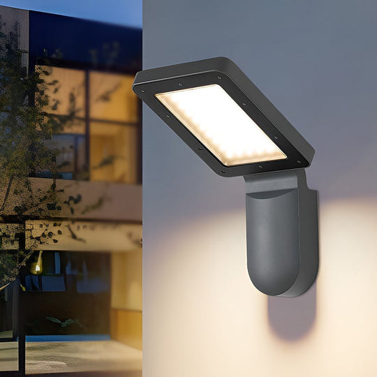 Creative Solar LED Outdoor Wall Sconce Waterproof Lamp