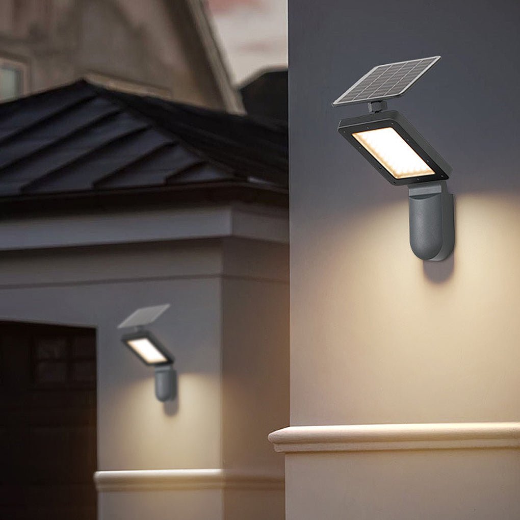 Creative Solar LED Outdoor Wall Sconce Waterproof Lamp