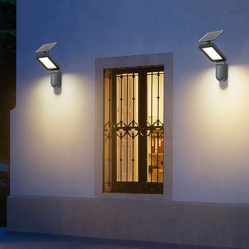 Creative Solar LED Outdoor Wall Sconce Waterproof Lamp