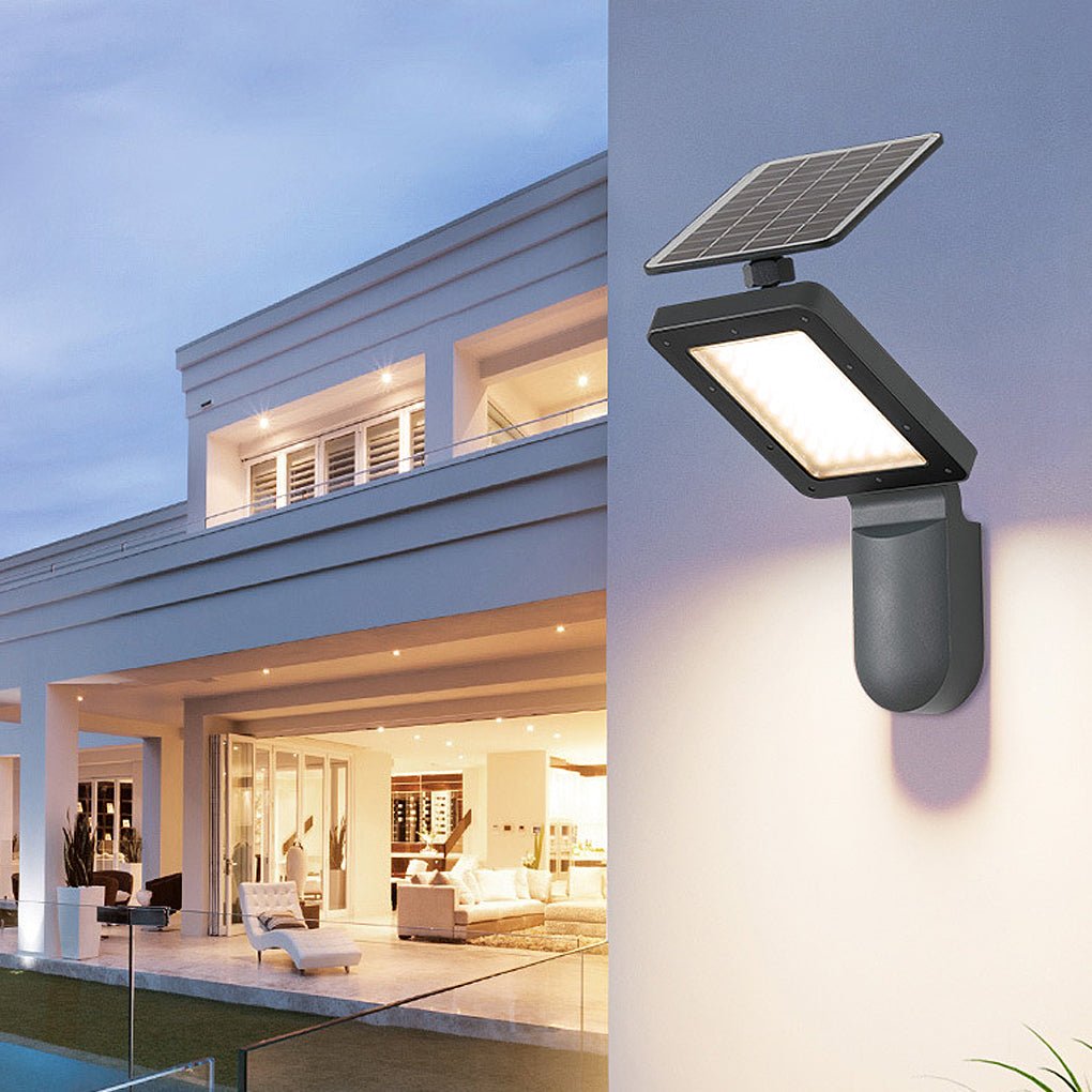 Creative Solar LED Outdoor Wall Sconce Waterproof Lamp