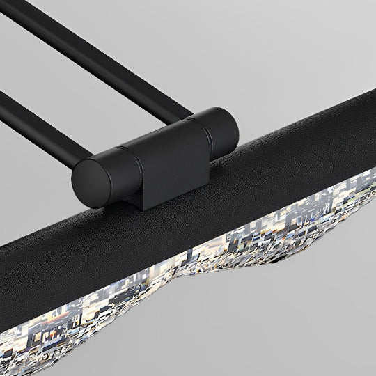 Crystal-Like Bathroom Vanity Light with Multi-Faceted Prismatic Acrylic Shade