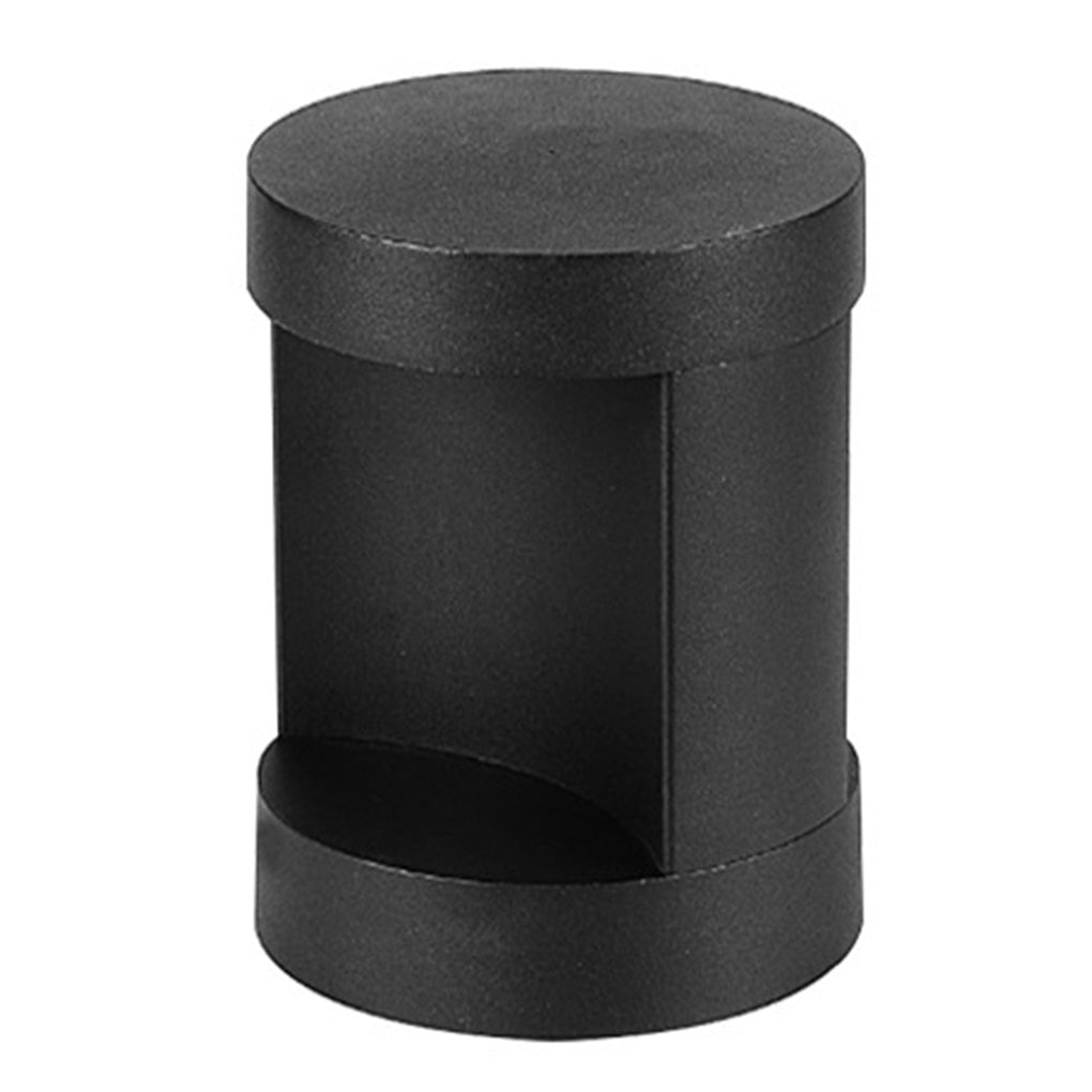 Modern Cylinder LED Outdoor Lawn Lamp Solar or Hardwired