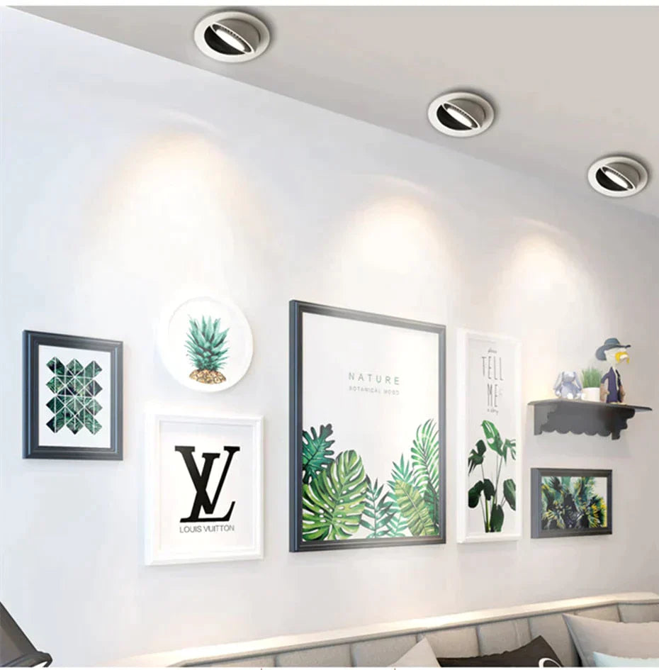 Damaris - Dimmable Led Down light lamp COB Ceiling Light 5w 7w 10w 12w  recessed ceiling Spot Lights for kitchen bedroom home Decor