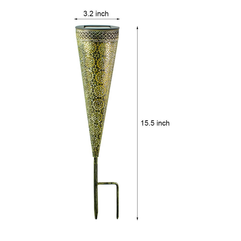 Decorative Solar-Powered Garden Stake Lights (2-Pack)