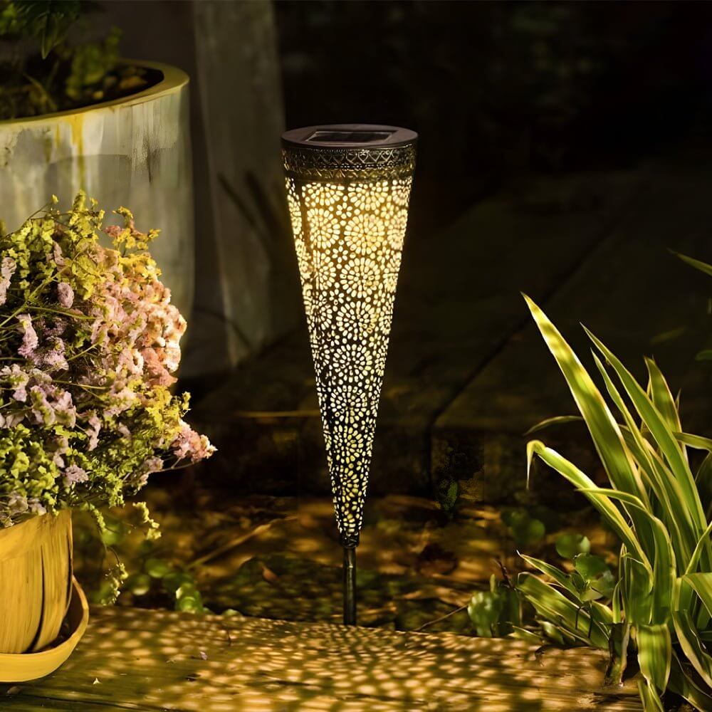 Decorative Solar-Powered Garden Stake Lights (2-Pack)