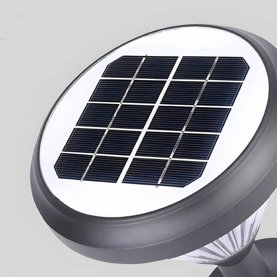 Deluxe Black Solar LED Garden Pathway Lights – Diamond Trim 27.6"